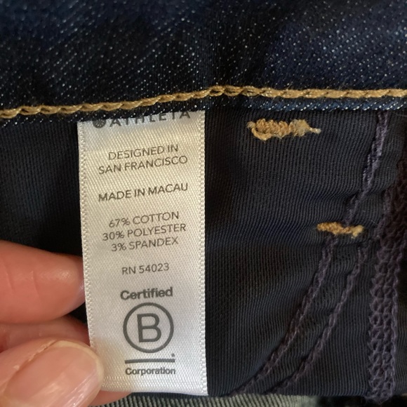 Athleta Sculptek Ultra Skinny Midnight Jean size 6 - Picture 14 of 15